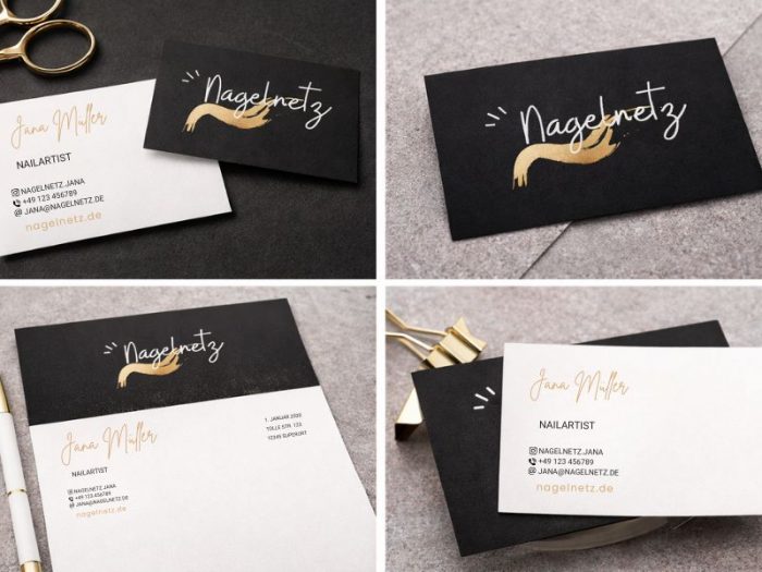 Nagelnetz Geschäftsausstattung